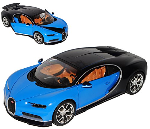 Bburago Bugatti Chiron Coupe Blau Ab 2016 1/18 Modell Auto von Bburago