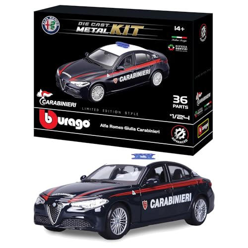 Bburago- Carabinieri Modell Sammelwagen, 18-25128 von Bburago