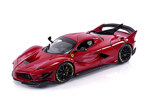 Bburago - Eisen FXX-K Evo Hybrid 6.3 V12 1050 PS - 2018 Sammlerauto 1:18 Metallic Red Erwachsene Sammler Bburago - Eisen FXX-K Evo Hybrid 6.3 V12 1050 PS - 2018 Sammlerauto 1:18 Metallic Red Erwachsene Sammler von Bburago