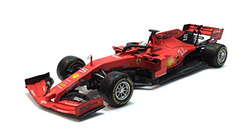 Bburago F1 - Scuderia Ferrari SF90 #5 Sebastian Vettel 1:18 2019 Modellauto für Sammler ab 14 Jahren, Männer, Jungen, unisex von Bburago