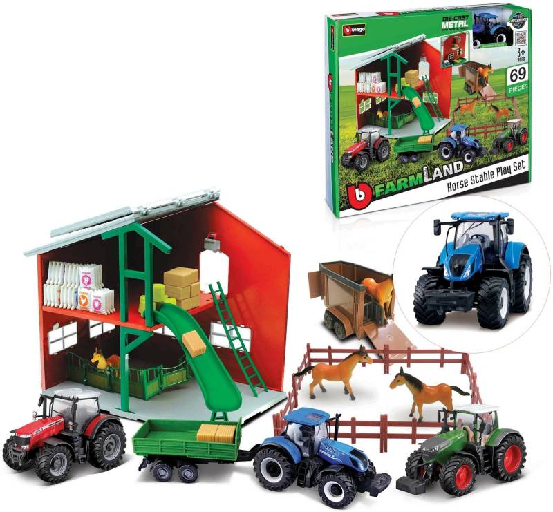 Bburago Farmland 1:43 Spielset Stall von Bburago