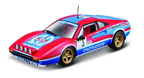 Bburago Ferrari 308GTB '82: Modellauto im Maßstab 1:43, Ferrari Racing Serie, Geschenkbox, 12 cm, rot #3 (18-36304) von Bburago