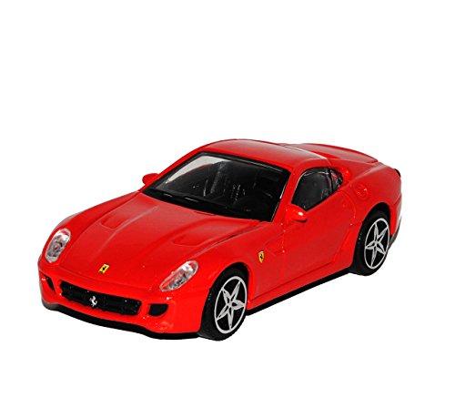 Bburago Ferrari 599 GTB Fiorano Coupe Rot 2006-2013 1/43 Modell Auto mit individiuellem Wunschkennzeichen von Bburago