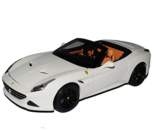 Bburago Ferrari California T Turbo Cabrio Offen Weiss Ab Facelift 2014 Signature 1/18 Modell Auto von Bburago