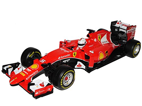 Bburago Ferrari SF15-T Sebastian Vettel Nr 5 Formel 1 2015 1/18 Modell Auto mit individiuellem Wunschkennzeichen von Bburago