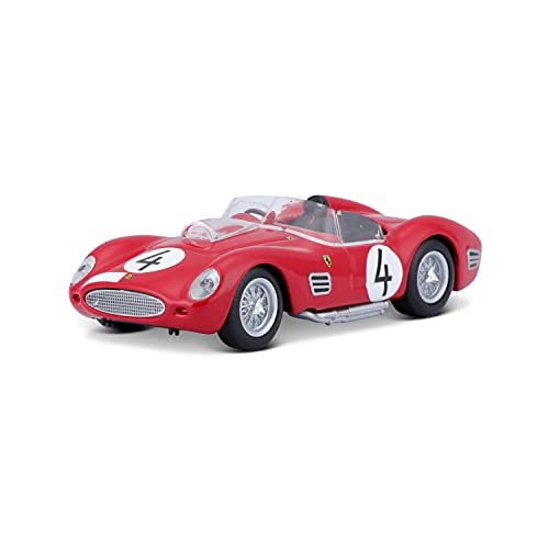 Bburago Ferrari Testarossa (1959): Modellauto im Maßstab 1:43, Ferrari Racing Serie, Geschenkbox, 12 cm, rot #4 (18-36307) von Bburago