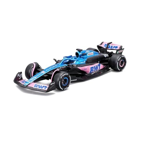 Bburago - Formel 1 Alpine 2023 von Pierre Gasly - Fahrzeug-Nachbildung bei 1/43 - Racing Kollektion - Spielzeug für Kinder zum Sammeln ab 3 Jahren - 38072O von Bburago