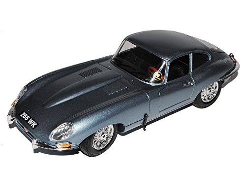 Bburago Jaguar E-Type Coupe Silber Grau 1961-1974 18-12044 1/18 Modell Auto von Bburago