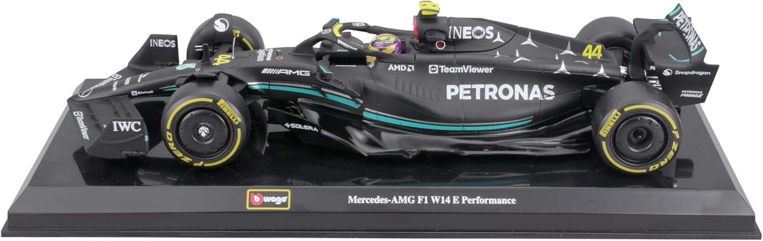 Bburago MB W14 F1 Rennauto 2023 Lewis Hamilton 1:24 von Bburago