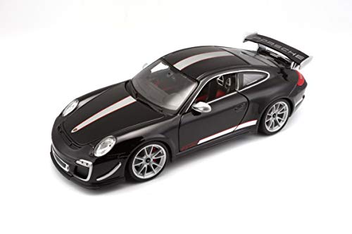 Bburago Maycheong 1/18 Porsche 911 GTS RS 4.0 Modellauto Modellauto Maßstab schwarz 11036BL von Bburago