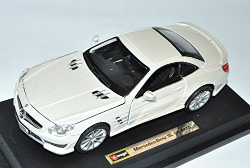 Bburago Mercedes-Benz SL65 SL AMG Coupe Weiss Beige R231 Ab 2012 1/24 Modell Auto von Bburago