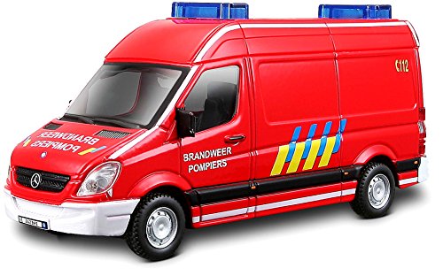 Bburago Mercedes Benz Sprinter Einsatzleitung Feuerwehr oder Polizei (keine Auswahl möglich) von Bburago