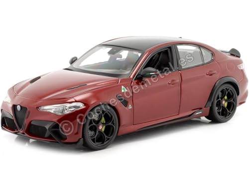 Bburago - Miniaturauto, 1:18, Giulia GTA - 2020, Rosso GTA, Sammlerauto, Auto, Jugendliche, Unisex, 1 Stück von Bburago