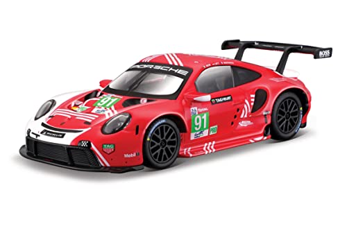 Bburago Race Porsche 911 RSR Lemans ´20 1:24 Modellauto, Rot von Bburago