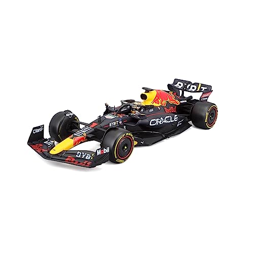 Bburago RedBull RB18 (2022): Modellauto im Maßstab 1:24, #1 Max Verstappen, Hardcase, blau (18-28026V) von Bburago