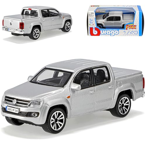 Bburago Volkwagen Amarok Pick-Up Silber Ab 2010 1/43 Modell Auto von Bburago