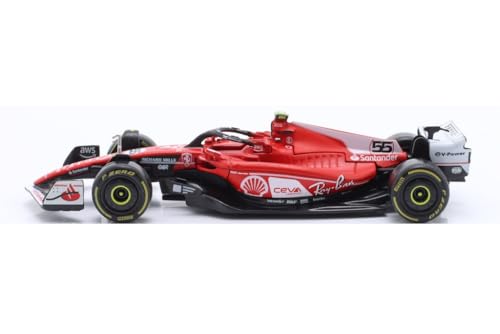 Ferrari SF-23 GP Las Vegas Carlos Sainz Nr 55 Saison 2023 Formel 1 F1 - Maßstab 1/43 Modell Auto DieCast BBurago 36836 von Bburago