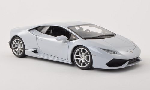 Bburago Lamborghini Huracan LP 610-4, metallic-hellgrau, 2014, Modellauto, Fertigmodell, 1:18 von Bburago