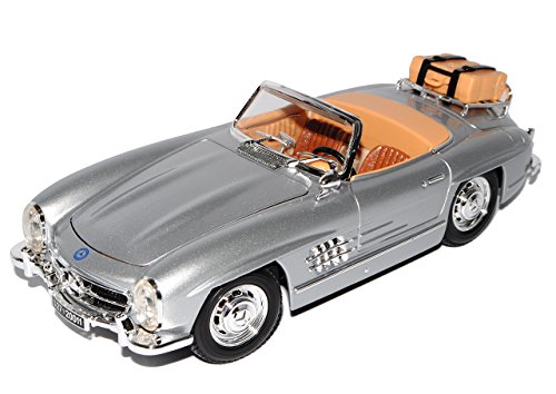 Mercedes-Benz 300SL Touring Roadster Cabrio Silber W198 1954-1963 18-12049 1/18 Bburago Modell Auto von Bburago