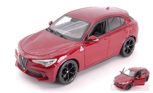 Scale Modell KOMPATIBEL MIT ALFA Romeo Stelvio RED 1:24 BURAGO BU21086R von Bburago