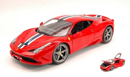 Scale Modell KOMPATIBEL MIT Ferrari 458 Speciale 2014 RED 1:18 BURAGO BU16002R von Bburago