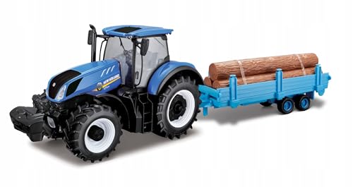 Traktor NEW HOLLAND T7.315 Anhänger 1:32 Bburago von Bburago