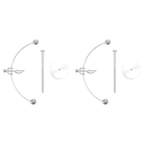 Bcowtte 2 x Spielzeug zum Ausgleichen von Fingern, dynamisches Gleichgewichtsinstrument, kinetische Bewegung, Form für Wiege, Gewichtheber, , kinetische Bewegung, Swing von Bcowtte