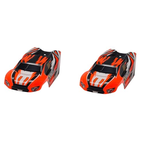 Bcowtte 2X 1/16 RC Karosseriegehäuse für SG1602 SG 1602 RC Fahrzeuge Modellauto Ersatzteile, Orange von Bcowtte