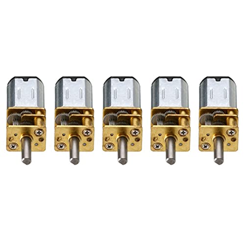 Bcowtte 5Pc 30RPM N20 Micro-Speed ​Getriebemotor DC 6V Untersetzungsgetriebemotoren mit Metallgetriebe Rad von Bcowtte