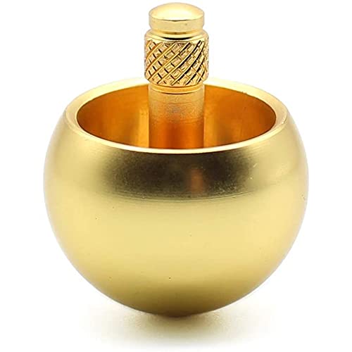 Tippe Top Metal Flip Top Kreisel aus Edelstahl Unglaubliches Spielzeug, Gold von Bcowtte