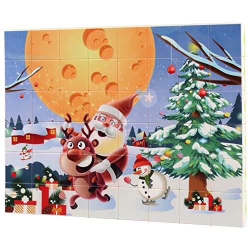 Bdukbduk 48Pcs 3D Puzzle Würfel Puzzlesd Tier Kunststoff Baustein DIY Zusammengebaute Kombination Puzzle Spielzeug C. von Bdukbduk