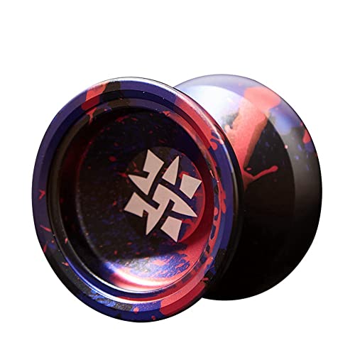 Bdukbduk Professionelles Fancy Yoyo für Kinder, Aluminium-AnfäNger-Yo-Yos-Ball für Yoyo-Spieler mit 10 Yo-Yo-SchnüRen von Bdukbduk