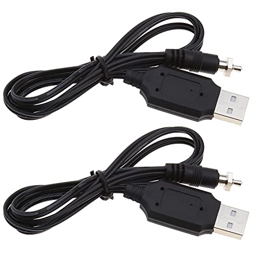 Be In Your Mind 2X RC Auto Modell USB Stecker Zu Glühkerzenstecker Glühen Stecker Ladekabel Zündgerät Adapter 1,2V von Be In Your Mind