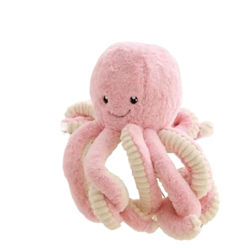 BeNtLi Oktopus-Plüschtier – weiches Oktopus-Kissen – niedliche Meerestierfigur (40 cm) (Rosa) von BeNtLi