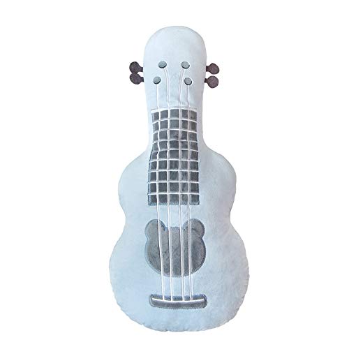 Gitarren-Plüschtier – 37 cm großes Plüschpuppenkissen – Autokissen Jungen und Mädchen (Blau) von BeNtLi