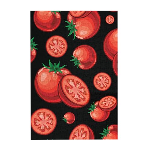 Puzzles, Holzpuzzles Erwachsene Unzip Puzzle 300 Teile Bilderpuzzle, Rote Tomaten von BeNtli