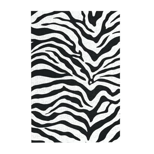 Puzzles, Holzpuzzles Erwachsene Unzip Puzzle 300 Teile Bilderpuzzle, Zebras Druck von BeNtli