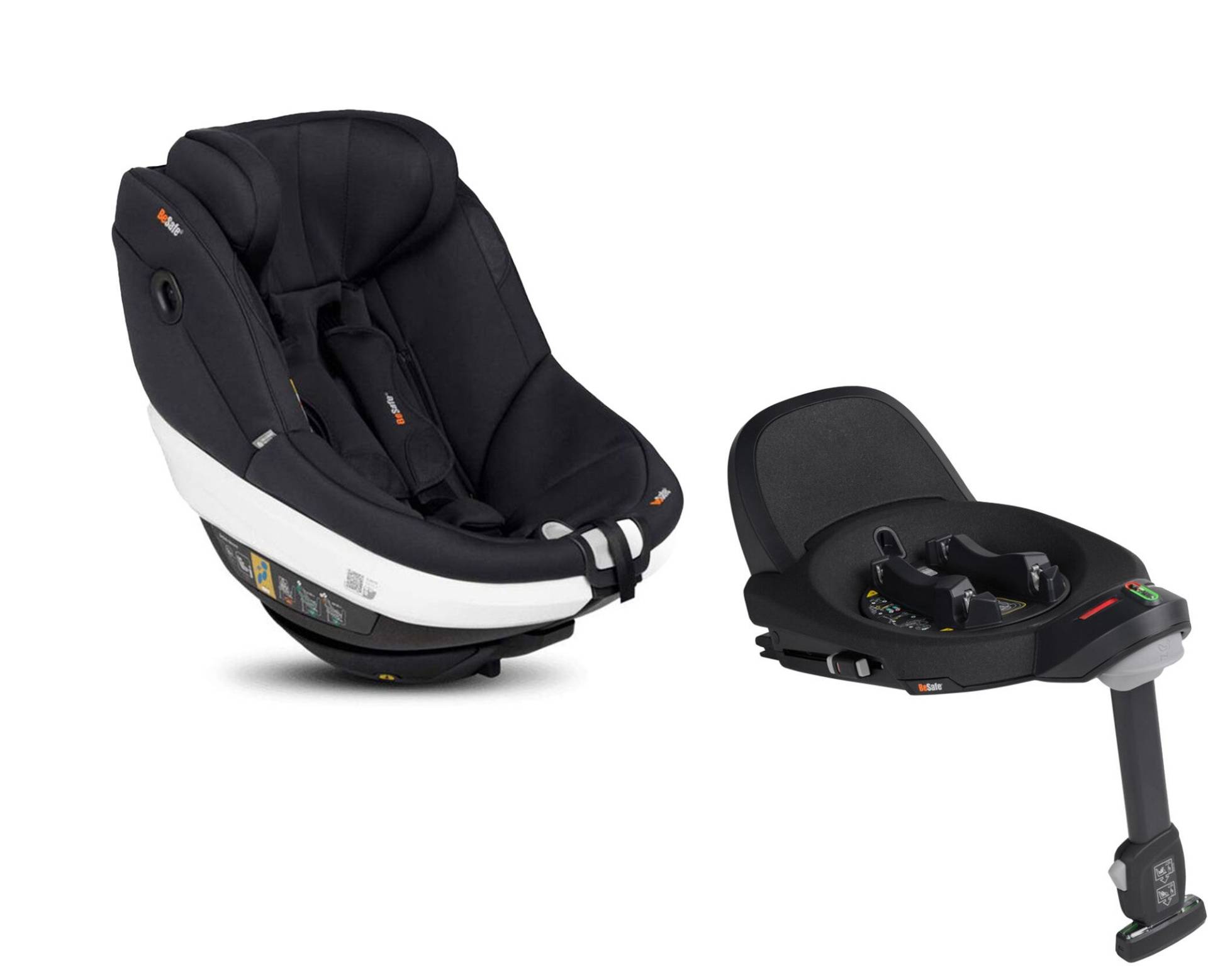 BeSafe Beyond Kindersitz inkl. Basis, Black Soft Breeze von BeSafe