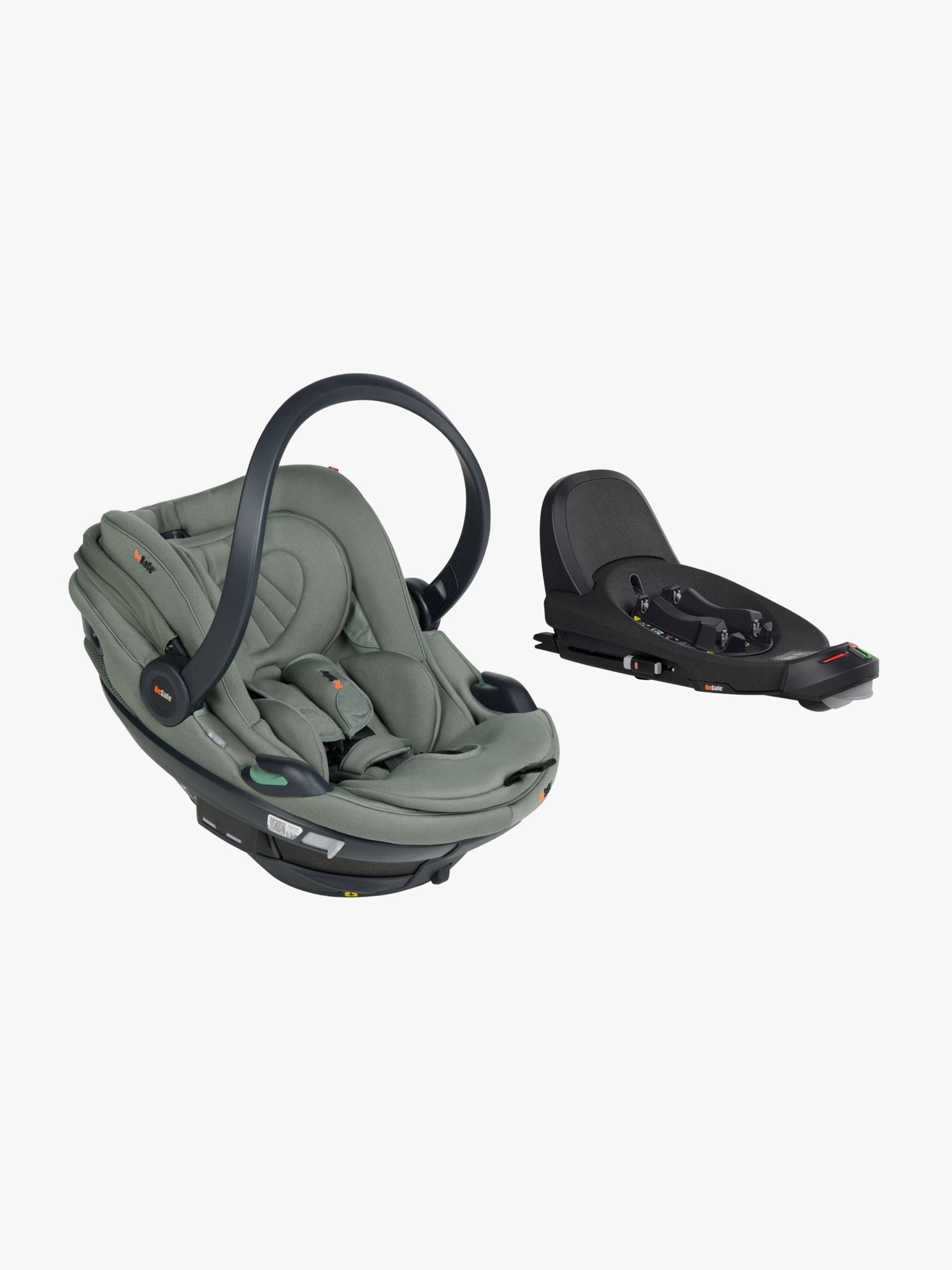 BeSafe Go Beyond 2 Babyschale inkl. Beyond Basis, Meadow Green Soft Breeze BeSafe Go Beyond 2 Babyschale inkl. Beyond Basis, Meadow Green Soft Breeze von BeSafe