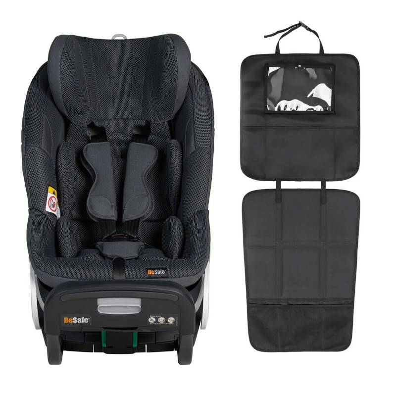 BeSafe Stretch Kindersitz inkl. 3-in-1 Sitzschutz, Anthracite Mesh von BeSafe