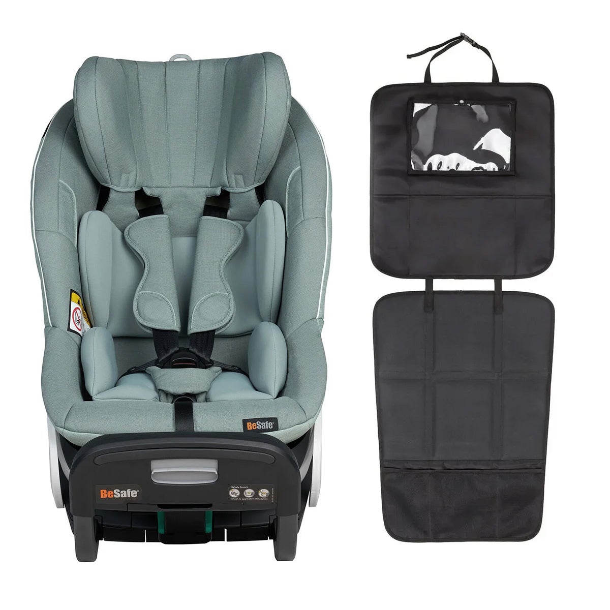 BeSafe Stretch Kindersitz inkl. 3-in-1 Sitzschutz, Sea Green Mélange von BeSafe