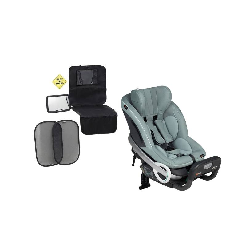 BeSafe Stretch Kindersitz inkl. Zubehörpaket, Sea Green Mélange von BeSafe