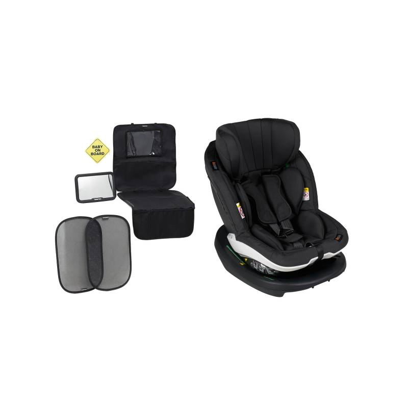 BeSafe iZi Modular RF X1 i-Size Kindersitz inkl. Zubehörpaket, Fresh Black Cab von BeSafe