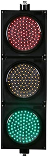 Ampel, 200mm LED WARNUNG Rote und grüne Wandleuchten, Kfz-Lehnspur, Kfz-Lichter, Parkplatz Eingangsindikatorleuchten, Sicherheitsbeleuchtung, IP65. Wasserdicht(Red yellow and green,Standard model) von BeTlreo