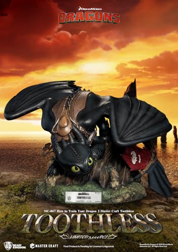 Beast Kingdom Drachenzähmen 3: Ohnezahn MC-067 Master Craft Statue von Beast Kingdom