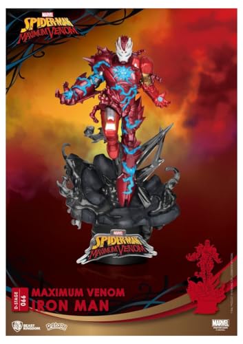 Beast Kingdom Maximum Venom DS-066 D-Stage Statue, Iron Man, Mehrfarbig von Beast Kingdom