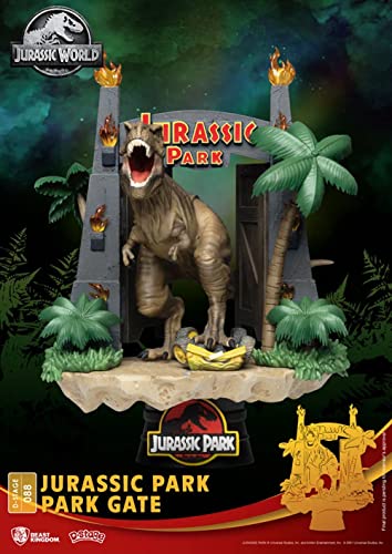 Beast Kingdom Toys Beast Kingdom - Jurassic Park DS-088 Park Gate D-Stage 6 Statue von Beast Kingdom