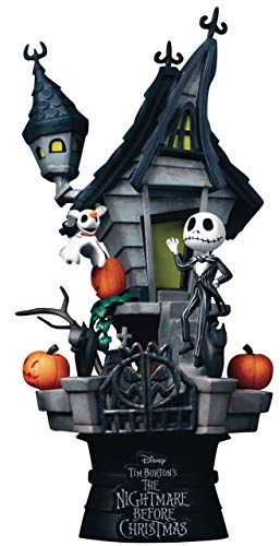 Beast Kingdom Toys Nightmare Before Christmas D-Stage PVC Diorama Jack's Haunted House 15 cm, DS-035 von Beast Kingdom