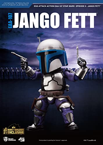 Beast Kingdom Toys Star Wars Episode II Figur Egg Attack Jango Fett BK Exclusive 16 cm EAA-107 von Beast Kingdom