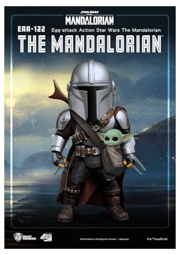 Beast Kingdom Toys Star Wars The Mandalorian Egg Attack Action 17 cm, Mehrfarbig, (EAA-122) von Beast Kingdom